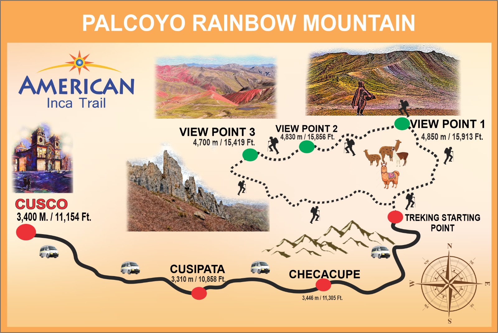 Palcoyo Mountain map