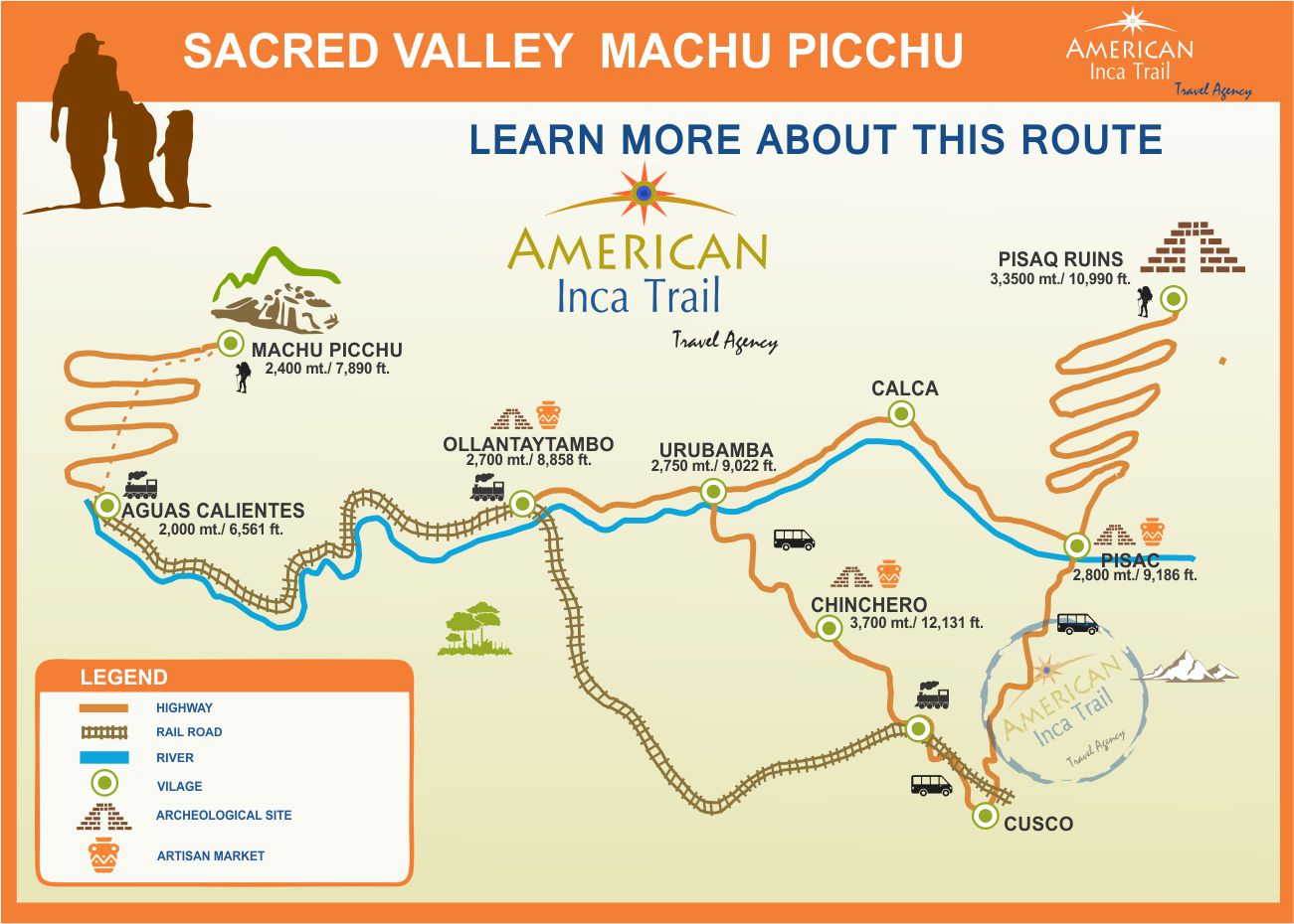 SACRED VALLEY & MACHU PICCHU 2D/1N map