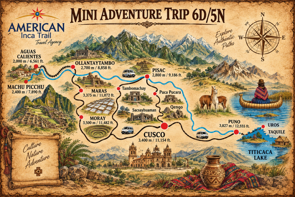 Mini Adventure Trip 6D/5N map