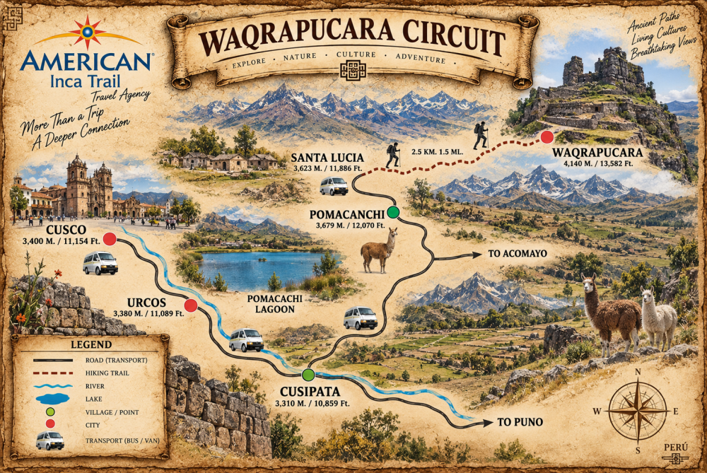 WAQRAPUKARA map