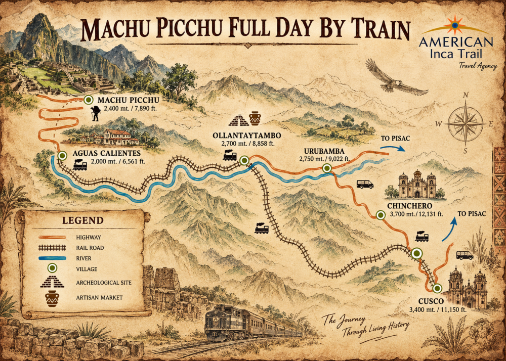 MACHU PICCHU FULLDAY BY TRAIN map