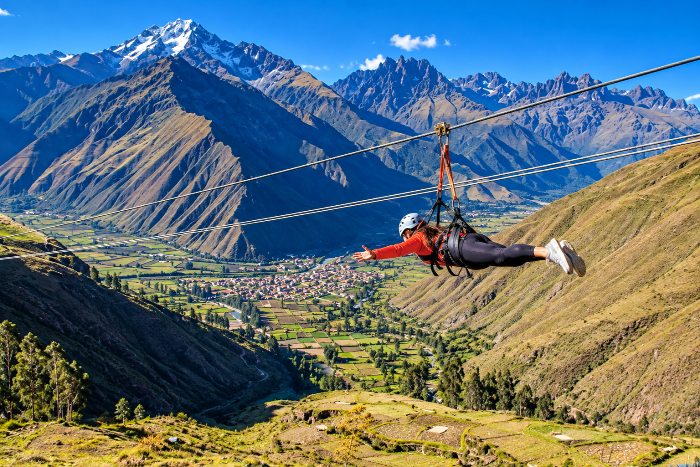 ZIPLINE IN THE SACRED VALLEY